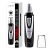 Ear and Nose Hair Trimmer Clipper – 2021 Professional Painless Eyebrow & Facial Hair Trimmer for Men Women, Battery-Operated Trimmer with IPX7 Waterproof, Dual Edge Blades for Easy Cleansing Black