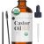Castor Oil (2oz), USDA Certified Organic, 100% Pure, Cold Pressed, Hexane Free by Kate Blanc Cosmetics. Stimulate Growth for Eyelashes, Eyebrows, Hair. Skin Moisturizer & Hair Treatment Starter Kit